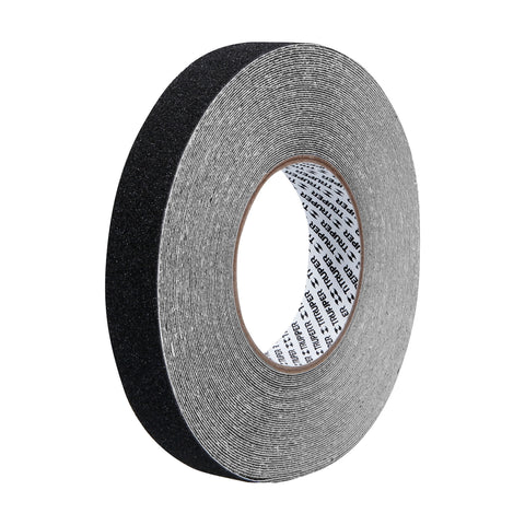 Rollo de 18m de cinta antiderrapante negra 25mm con abrasivo | CIA-118N | 101443