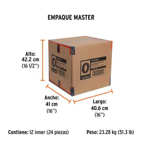 Rollo de 18m de cinta antiderrapante negra 50mm con abrasivo | CIA-218N | 101444