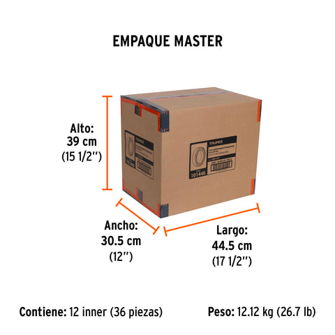Rollo 5 m cinta antiderrapante transp. 50mm p/áreas húmedas | CIAH-25T | 101446