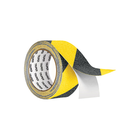 Rollo 5 m de cinta antiderrapante ama/negra 50mm c/abrasivo | CIA-25P | 101448