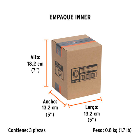 Rollo 5 m de cinta antiderrapante ama/negra 50mm c/abrasivo | CIA-25P | 101448