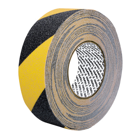 Rollo 18 m de cinta antiderrapante ama/negra 50mm c/abrasivo | CIA-218P | 101449