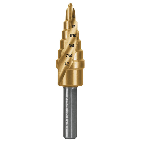 Broca escalonada titanio 6 escalones 3/16' a 1/2', Expert | BES-6X | 101550