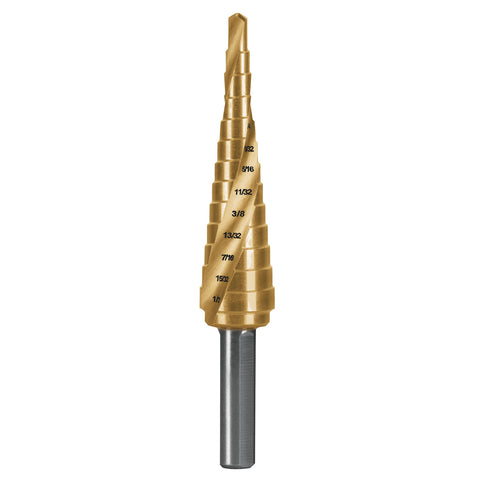 Broca escalonada titanio 13 escalones 1/8' a 1/2', Expert | BES-13X | 101551
