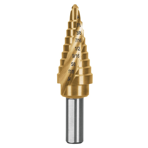 Broca escalonada titanio 9 escalones 1/4' a 3/4', Expert | BES-9X | 101552