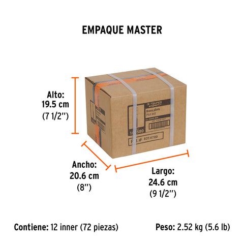 Broca piloto de 1/4' para brocasierras bimetálicas, Expert | MAND-BRB | 101580