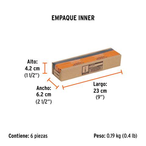 Broca piloto de 1/4' para brocasierras bimetálicas, Expert | MAND-BRB | 101580