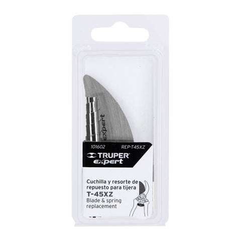 Cuchilla y resorte de repuesto para T-45XZ, TRUPER | REP-T45XZ | 101602