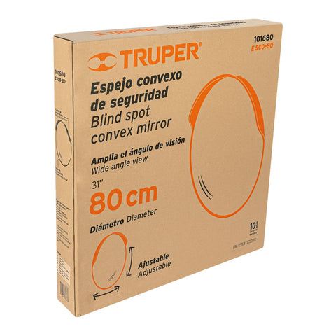 Espejo convexo de 80 cm, Truper | ESCO-80 | 101680
