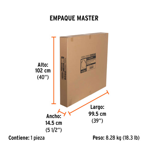 Espejo convexo de 100 cm, Truper | ESCO-100 | 101681