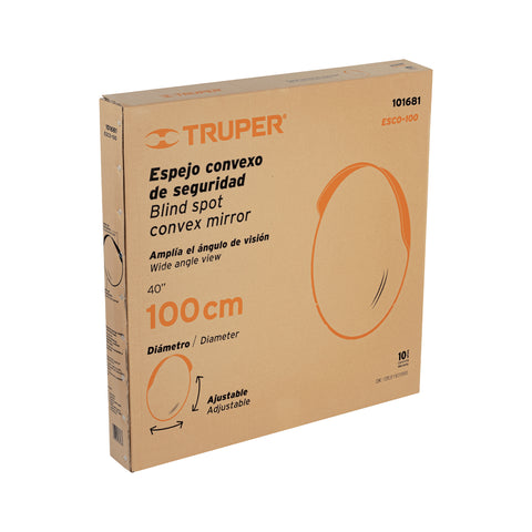 Espejo convexo de 100 cm, Truper | ESCO-100 | 101681