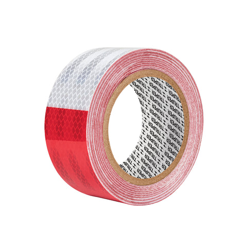 Rollo de 9 m x 2' de cinta reflejante de PVC, Truper | CIREF-9 | 101683