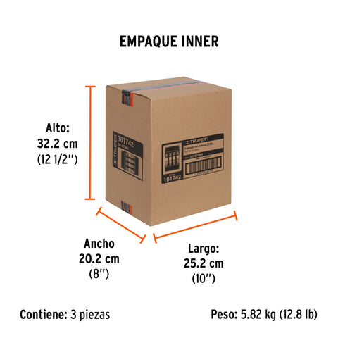 Juego de 4 sujetadores con matraca carga máxima 675 kg | SU-675R4 | 101742