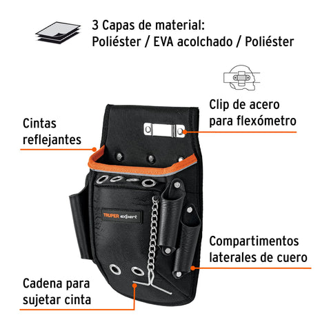Porta herramientas de poliéster, 10 compartimentos, Expert | POHE-10NX | 101802