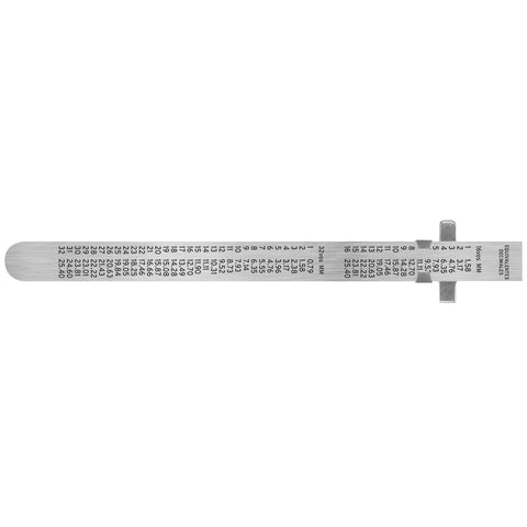 Regla 15 cm de acero inoxidable de bolsillo, Truper | RGL-15B | 101810