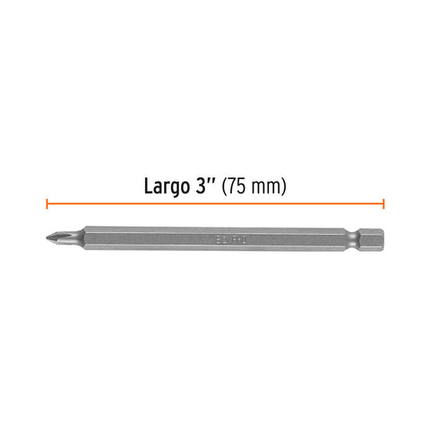 Estuche con 5 puntas de cruz PH0 largo 4', Truper Expert | PUDE-1400 | 101823