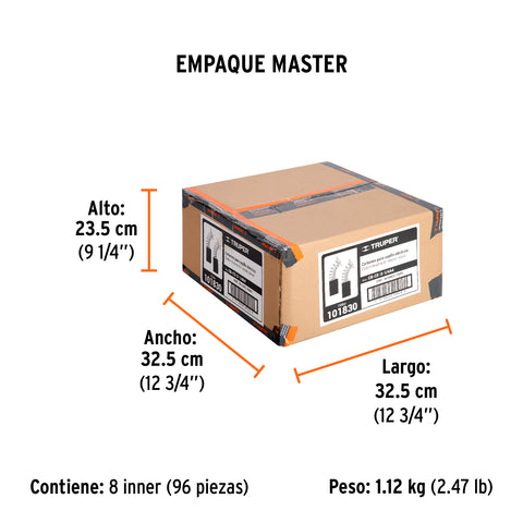 Bolsa con 2 carbones de repuesto para CEPEL-3-1/4A4, TRUPER | CB-CE-3-1/4A4 | 101830