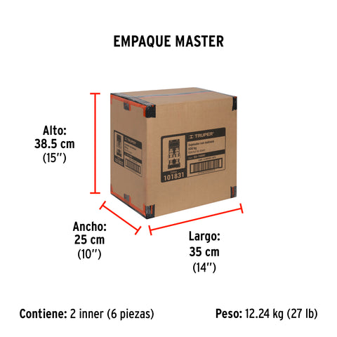 Juego de 2 sujetadores con matraca carga máxima 1500 kg | SU-1500C | 101831
