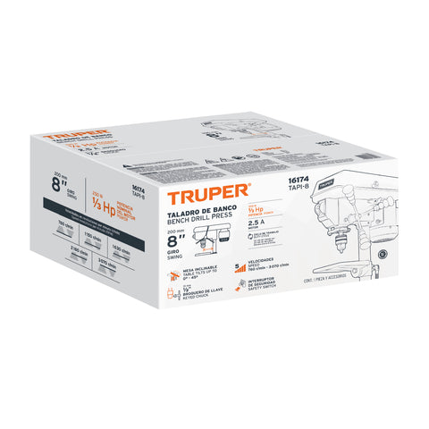 Caja de empaque de repuesto para TAPI-8, Truper | CJ-TAPI-8 | 101833