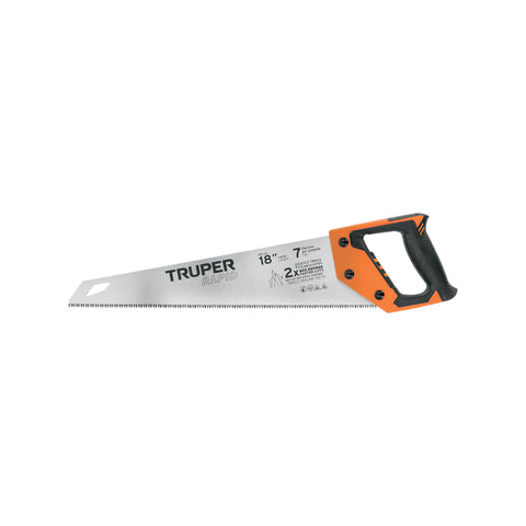 Serrucho Rapid 18', 7 DPP, mango Comfort grip, Truper | STR-18 | 101868