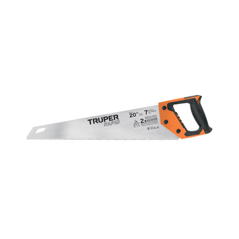 Serrucho Rapid 20', 7 DPP, mango Comfort grip, Truper | STR-20 | 101869
