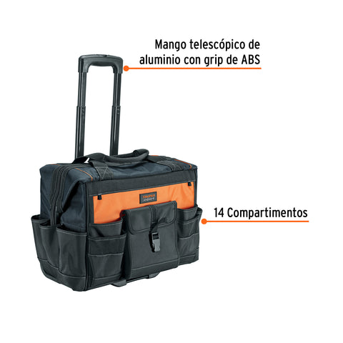 Maleta portaherramientas con ruedas, Truper Expert | MALE-22R | 101902