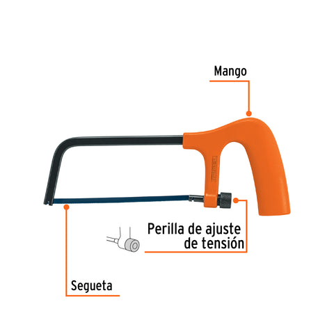Arco junior 6' para segueta, Truper | AJ-6 | 10210