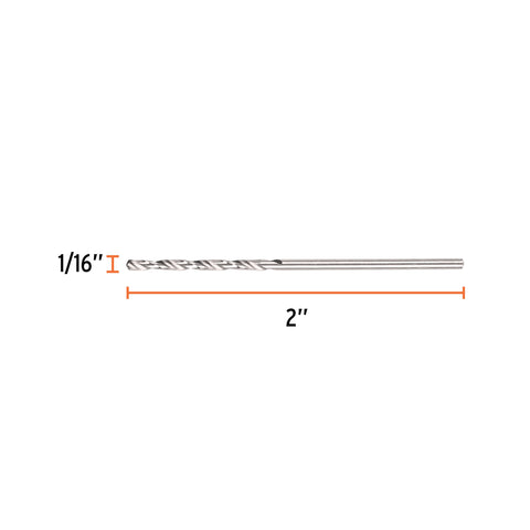 Broca HSS 1/16' Trusilver para metal, Truper | BAV-1/16-S | 102171