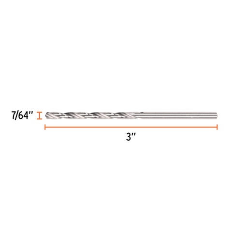 Broca HSS 7/64' Trusilver para metal, Truper | BAV-7/64-S | 102183