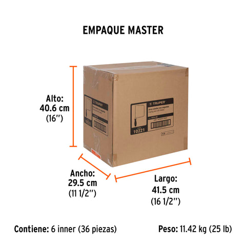 Arco calador con 5 seguetas de 6-1/2', Truper | ACA-6X | 10221