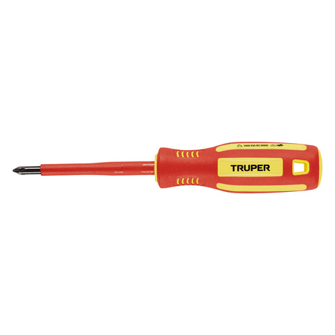 Desarmador dieléctrico de cruz 3/16' x 3', Truper | DP-3/16X3D | 102240