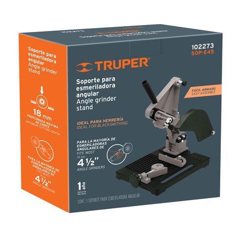 Soporte para esmeriladora angular de 4 1/2', Truper | SOP-E45 | 102273