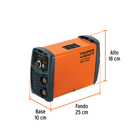 Mini soldadora inversora 130A, 127V, TRUPER | SOIN-130M | 102322
