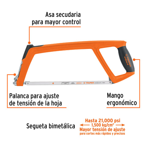 Arco 12' profesional extra pesado de 1 kg, Truper Expert | ATX-12 | 10232