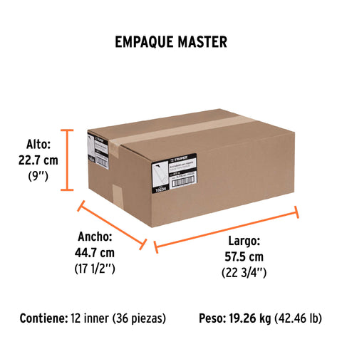 Arco 12' profesional tubular de acero para segueta, Truper | ATT-12 | 10234