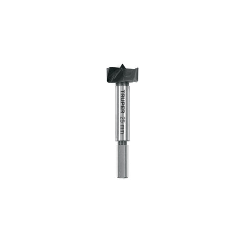 Broca forstner 25 mm para madera, TRUPER | BFM-25 | 102370