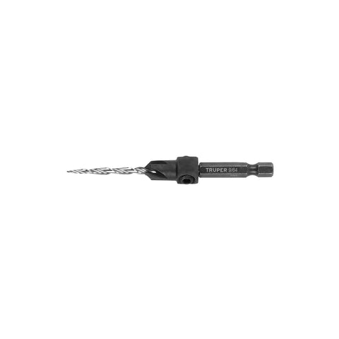 Broca avellanadora #6 para madera, 9/64', TRUPER | BAM-6 | 102375