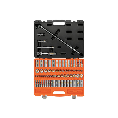Juego de 73 herramientas cuadro 3/8' std y mm para mecánico | JD-3/8X73MP | 102389