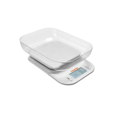 Báscula digital para cocina, con tazón, 5 kg, Truper | BASE-5T | 102421