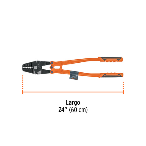 Suajadora 24' para casquillos con cortador de cable, Truper | SUCA-24 | 102487