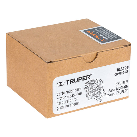 Carburador para motor a gasolina MOG-65, TRUPER | CB-MOG-65 | 102499