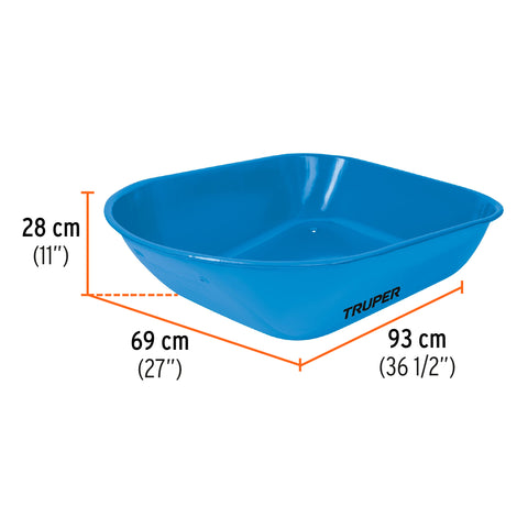 Carretilla 5.5 ft3 Imponchable, bastidor tubular, Truper | CAT-50FF | 10252