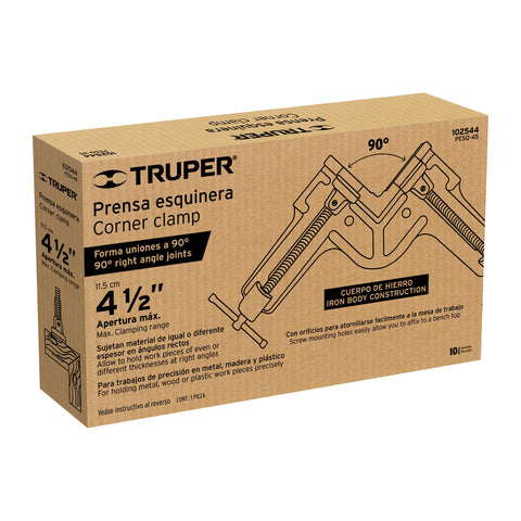 Prensa esquinera profesional 4-1/2', Truper | PESQ-45 | 102544