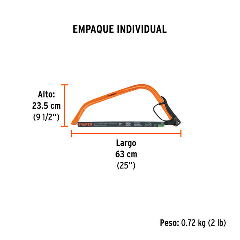 Arco jardinero tubular de 21', Truper | AJT-21 | 10254