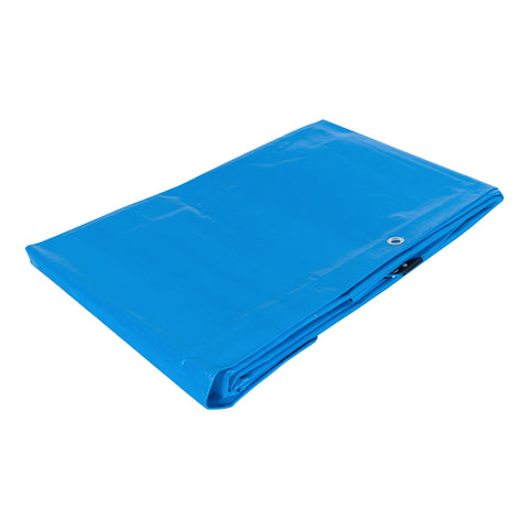Lona de polietileno reforzada 4 x 4 m, azul, 180g/m2, TRUPER | LT-44Z | 102570