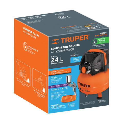 Caja de empaque de repuesto para COMP-24S, Truper | CJ-COMP-24S | 102585