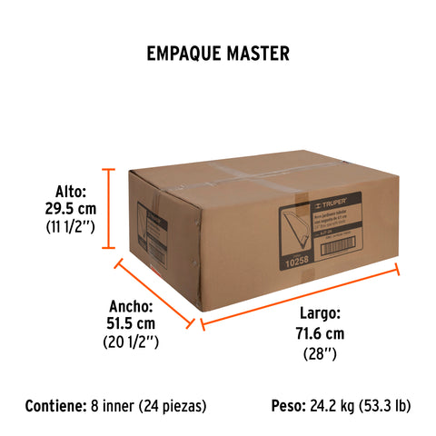 Arco jardinero tubular de 24', Truper | AJT-24 | 10258