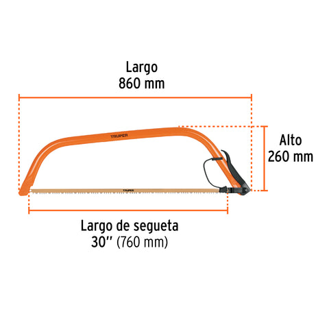 Arco jardinero tubular de 30', Truper | AJT-30 | 10260