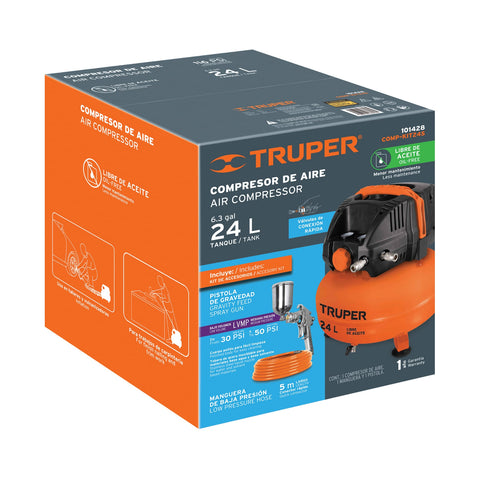 Caja de empaque de repuesto para COMP-KIT24S, Truper | CJ-COMP-KIT24S | 102610