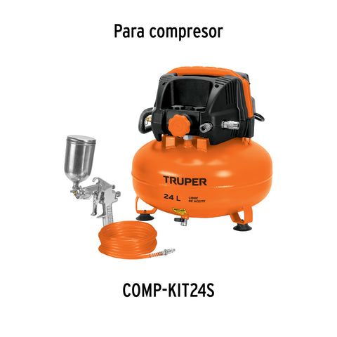 Caja de empaque de repuesto para COMP-KIT24S, Truper | CJ-COMP-KIT24S | 102610